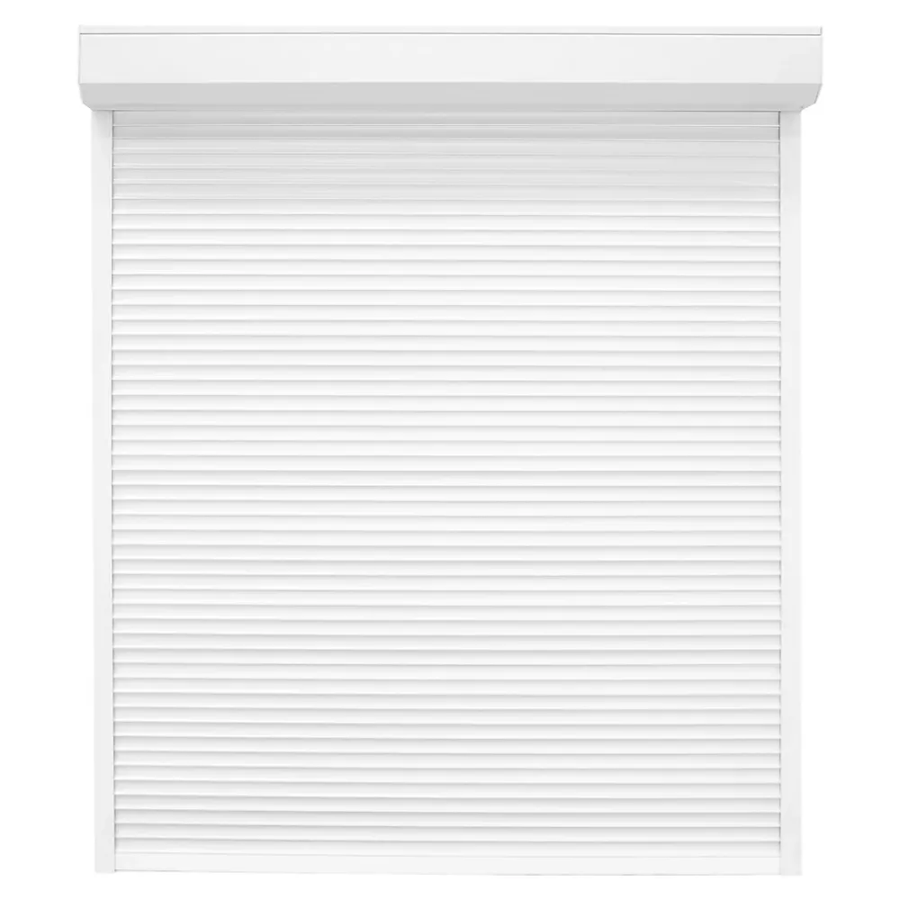 Fortia Volet roulant aluminium blanc - ouverture motorisée - - l.140 x H.215 cm- Volet Roulant