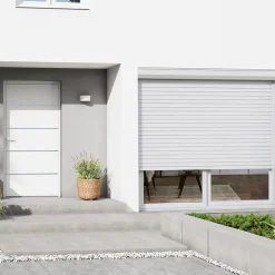 Fortia Volet roulant aluminium blanc - ouverture motorisée - - l.180 x H.215 cm- Volet Roulant