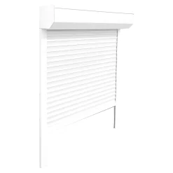 Fortia Volet roulant aluminium blanc - ouverture motorisée - - l.180 x H.215 cm- Volet Roulant
