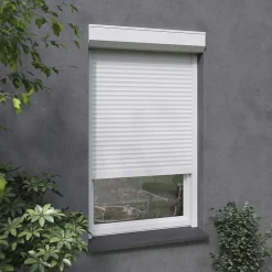 France Combi Volet Roulant<Volet roulant blanc électrique en aluminium H130 X L.120 cm
