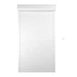 France Combi Volet Roulant<Volet roulant électrique en aluminium L. 120 x H. 215 cm blanc