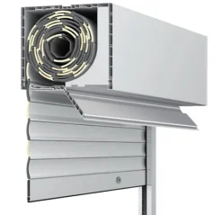 3 in 1 Volet Roulant<Volet roulant motorisé D-ROLL-40 RAL 9016 Sompfy Oximo Radio (L.: 1400 mm x H.: 2150 mm)