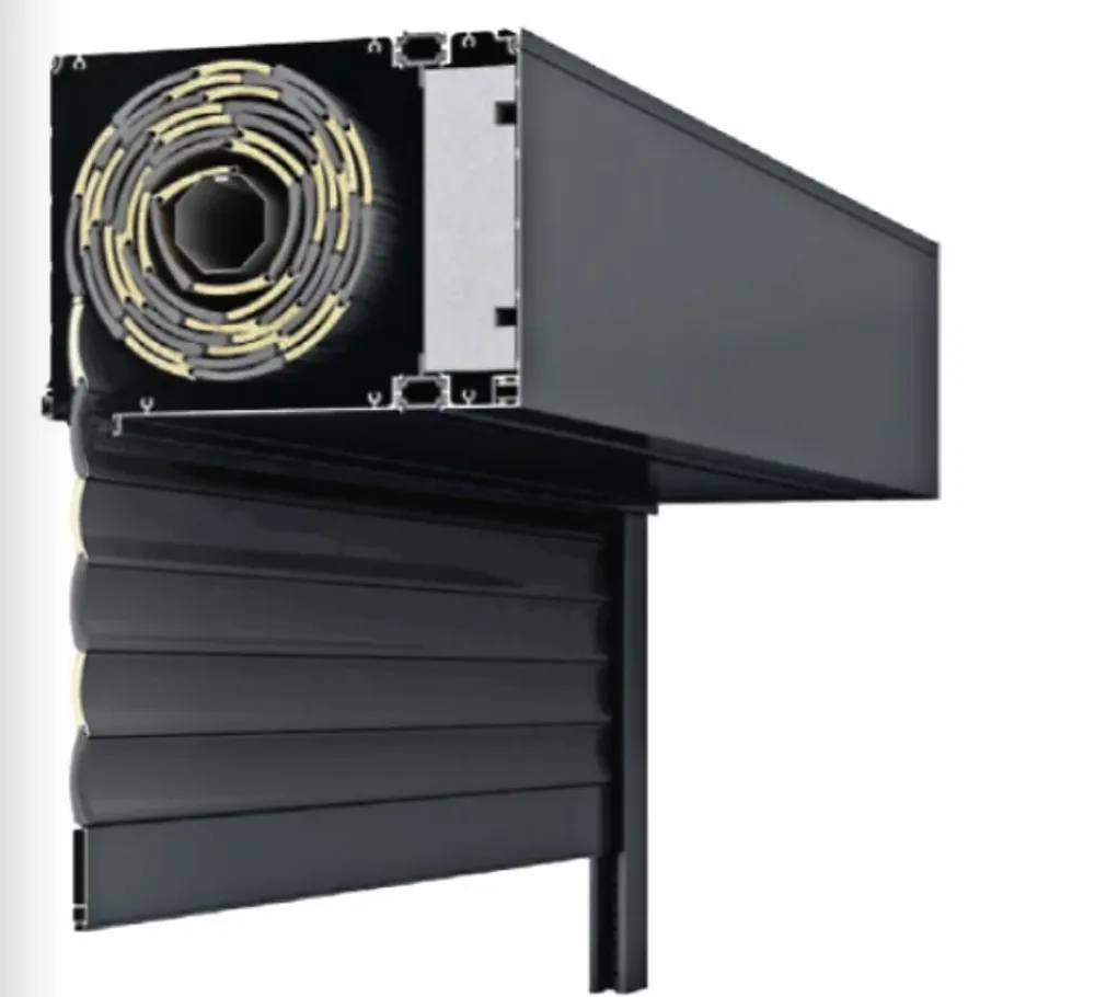 3 in 1 Volet roulant motorisé THERMO CONFORT RAL 7016 Solus - Filaire (L.: 1800 mm x H.: 1200 mm)- Volet Roulant