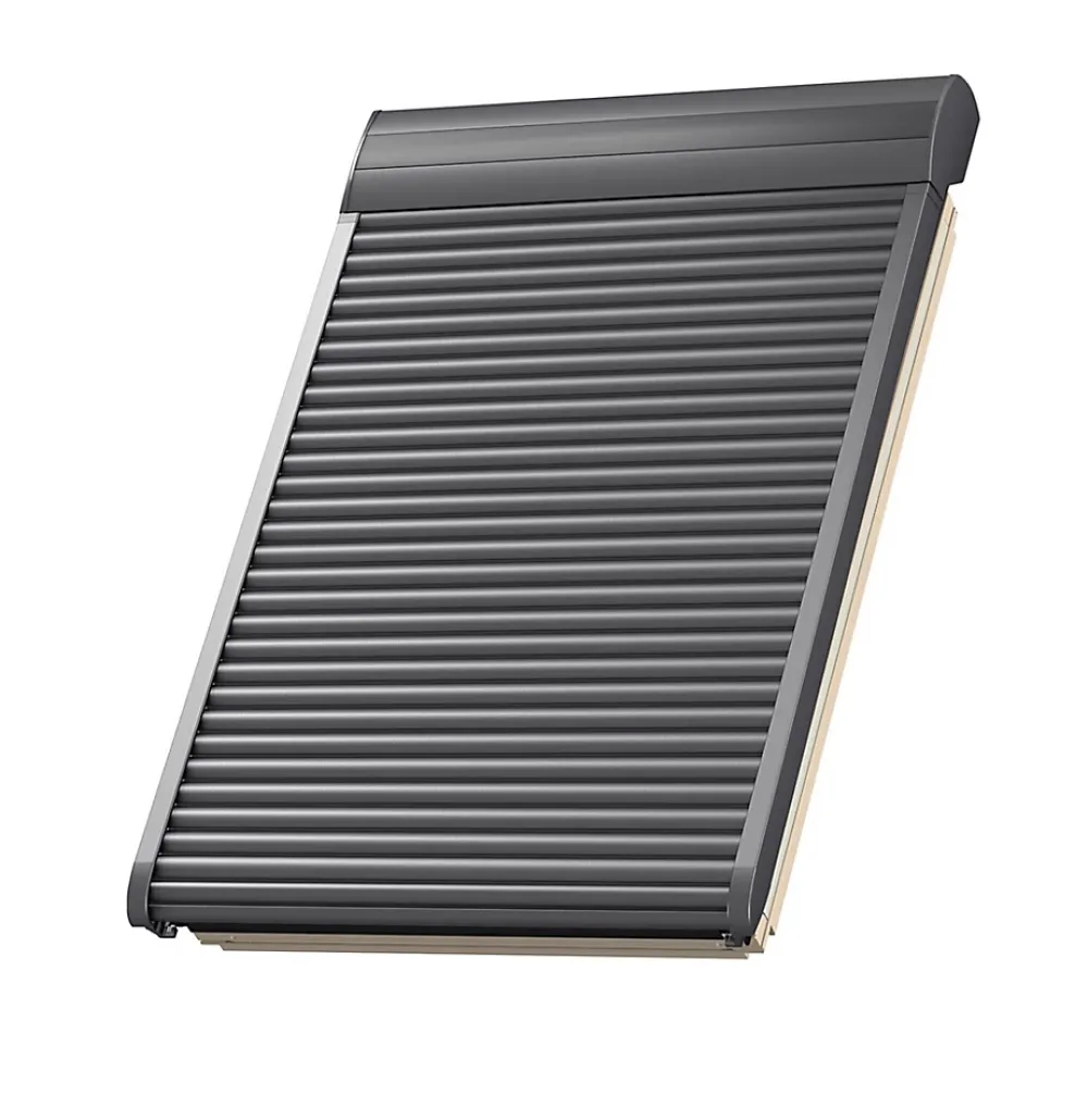 Velux Volet roulant rigide pour fenêtre de toit, gris anthracite, électrique, l.55 x H.98 cm, SML 6 0000S- Volet Roulant De Fenêtre De Toit|Volet Roulant De Fenêtre De Toit