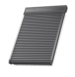 Velux Volet Roulant De Fenêtre De Toit|Volet Roulant De Fenêtre De Toit<Volet roulant rigide pour fenêtre de toit, gris anthracite, à énergie solaire, l.55 x H.70 cm, SSL 9 0000S