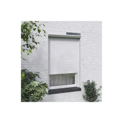 Volet-Moustiquaire Volet Roulant<Volet roulant solaire alu H 150 cm x L 150 cm blanc