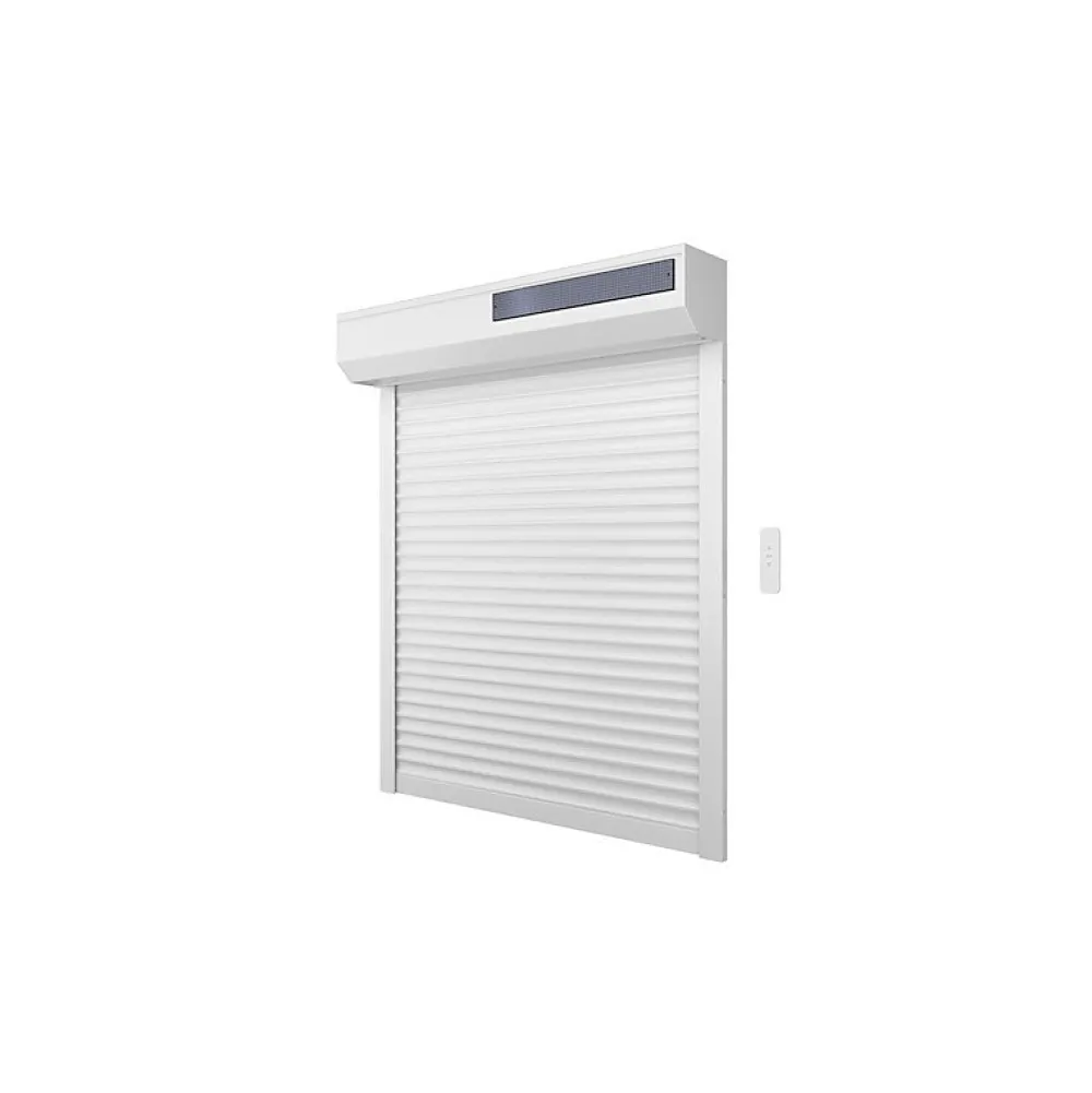 Volet-Moustiquaire Volet Roulant<Volet roulant solaire alu H 150 cm x L 150 cm blanc