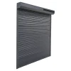 Fortia Volet roulant solaire aluminium anthracite - ouverture motorisée - - l.90 x H.135 cm- Volet Roulant