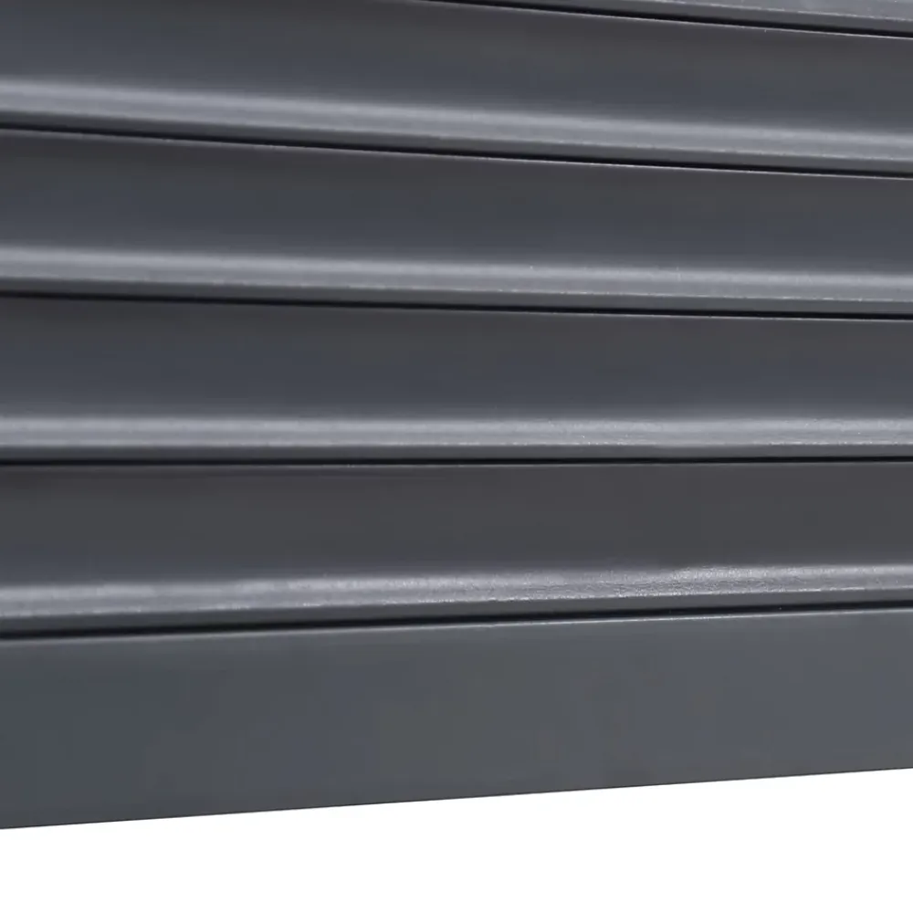 Fortia Volet Roulant<Volet roulant solaire aluminium anthracite - ouverture motorisée - - l.90 x H.155 cm