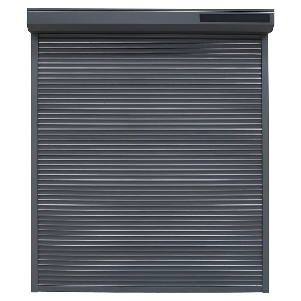 Fortia Volet Roulant<Volet roulant solaire aluminium anthracite - ouverture motorisée - - l.90 x H.155 cm