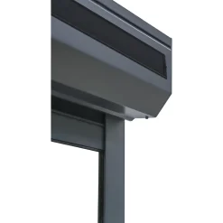 Fortia Volet Roulant<Volet roulant solaire aluminium anthracite - ouverture motorisée - - l.90 x H.155 cm