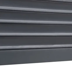 Fortia Volet roulant solaire aluminium anthracite - ouverture motorisée - - l.240 x H.215 cm- Volet Roulant