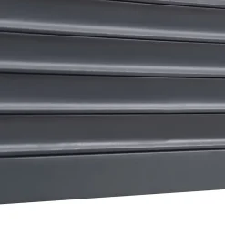 Fortia Volet roulant solaire aluminium anthracite - ouverture motorisée - - l.120 x H.125 cm- Volet Roulant