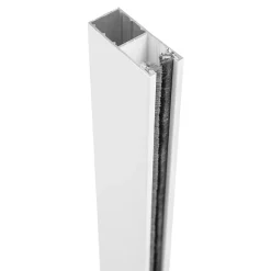 Fortia Volet roulant solaire aluminium blanc - ouverture motorisée - - l.120 x H.135 cm- Volet Roulant