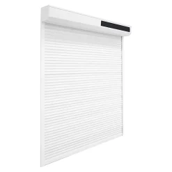Fortia Volet Roulant<Volet roulant solaire aluminium blanc - ouverture motorisée - - l.90 x H.135 cm