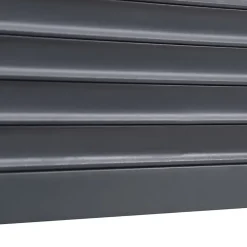 Fortia Volet roulant solaire aluminium anthracite - ouverture motorisée - - l.100 x H.125 cm- Volet Roulant