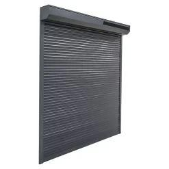 Fortia Volet Roulant<Volet roulant solaire aluminium anthracite - ouverture motorisée - - l.180 x H.215 cm