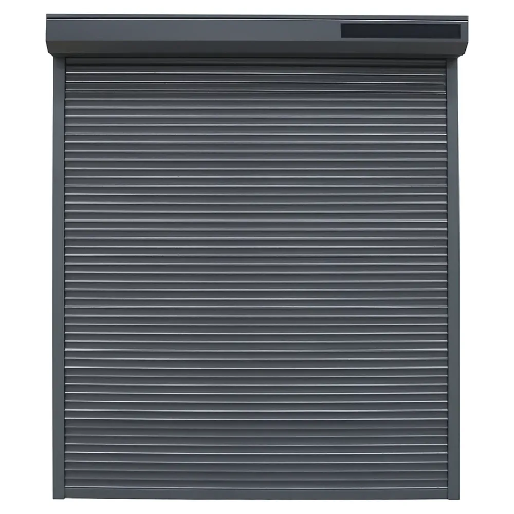 Fortia Volet Roulant<Volet roulant solaire aluminium anthracite - ouverture motorisée - - l.180 x H.215 cm