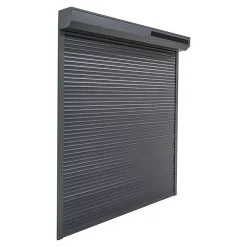 Fortia Volet Roulant<Volet roulant solaire aluminium anthracite - ouverture motorisée - - l.80 x H.205 cm