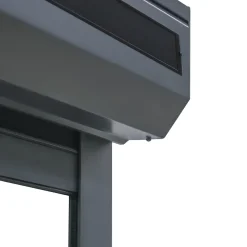 Fortia Volet Roulant<Volet roulant solaire aluminium anthracite - ouverture motorisée - - l.80 x H.205 cm