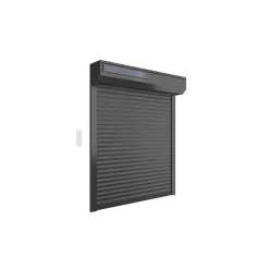 Volet-Moustiquaire Volet roulant solaire radio-télécommandé H 160 cm x L 150 cm Alu Gris- Volet Roulant
