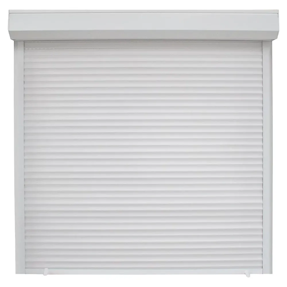 Fortia Volet roulant uPVC blanc - ouverture manuelle par sangle - - l.120 x H.145 cm- Volet Roulant