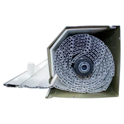 Fortia Volet roulant uPVC blanc - ouverture manuelle par sangle - - l.100 x H.135 cm- Volet Roulant