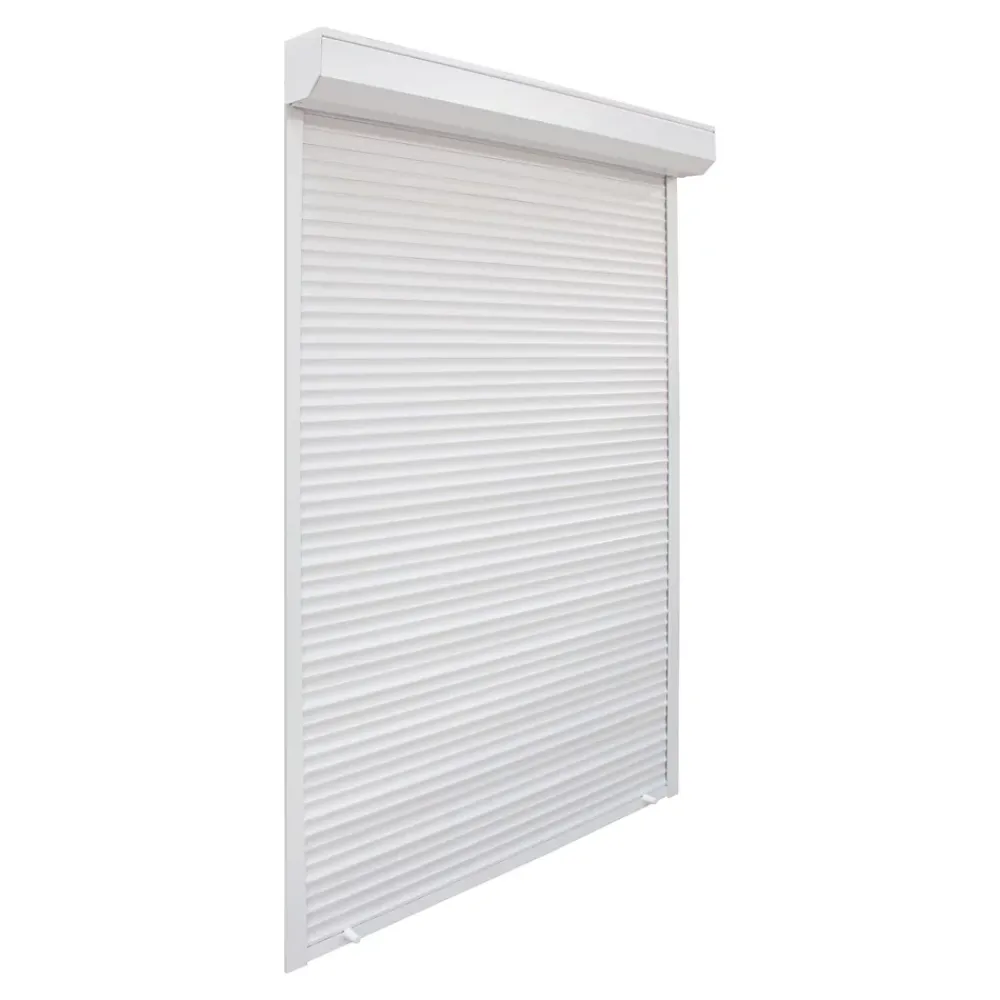 Fortia Volet roulant uPVC blanc - ouverture manuelle par sangle - - l.80 x H.205 cm- Volet Roulant