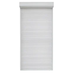 Fortia Volet roulant uPVC blanc - ouverture manuelle par sangle - - l.80 x H.205 cm- Volet Roulant