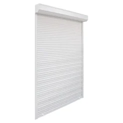 Fortia Volet roulant uPVC blanc - ouverture manuelle par sangle - - l.100 x H.155 cm- Volet Roulant
