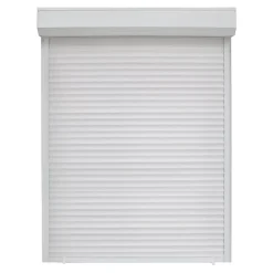 Fortia Volet roulant uPVC blanc - ouverture manuelle par sangle - - l.100 x H.155 cm- Volet Roulant
