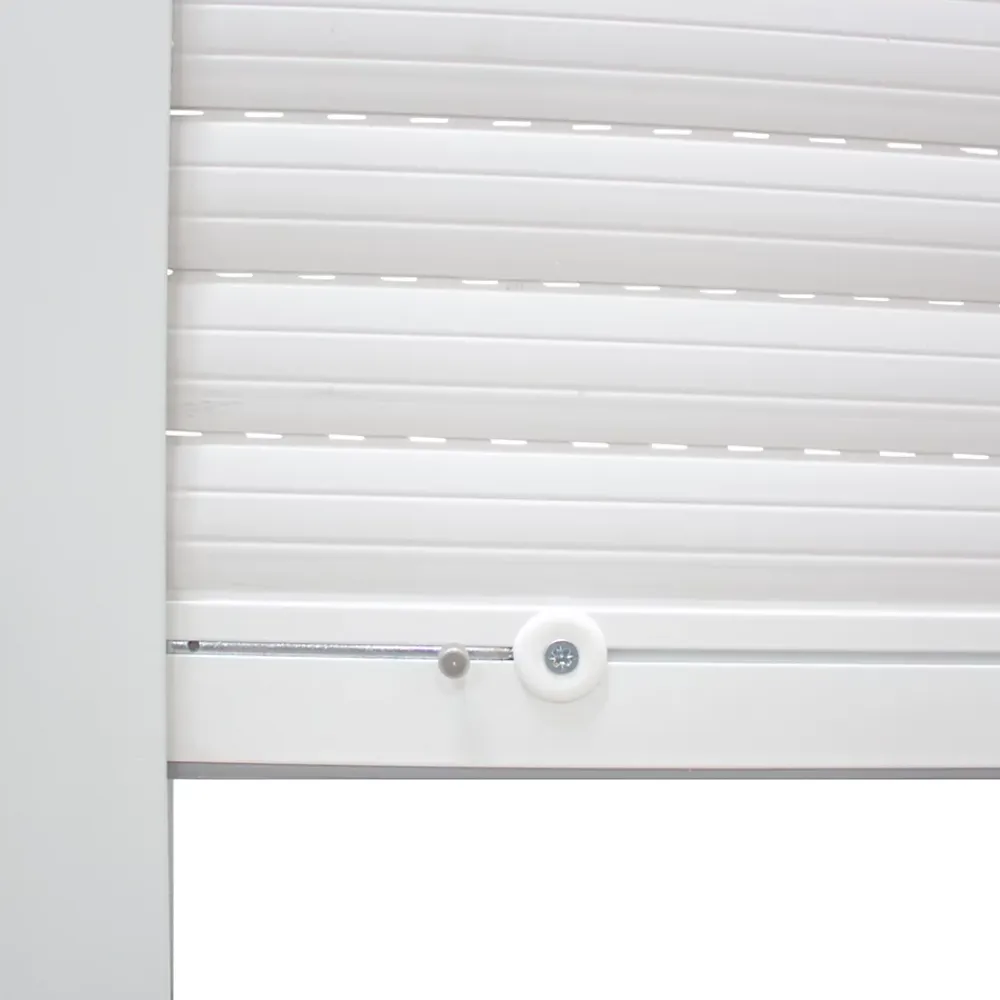 Fortia Volet roulant uPVC blanc - ouverture manuelle par sangle - - l.140 x H.215 cm- Volet Roulant