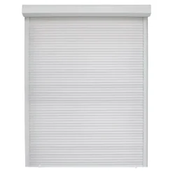 Fortia Volet roulant uPVC blanc - ouverture manuelle par sangle - - l.140 x H.215 cm- Volet Roulant