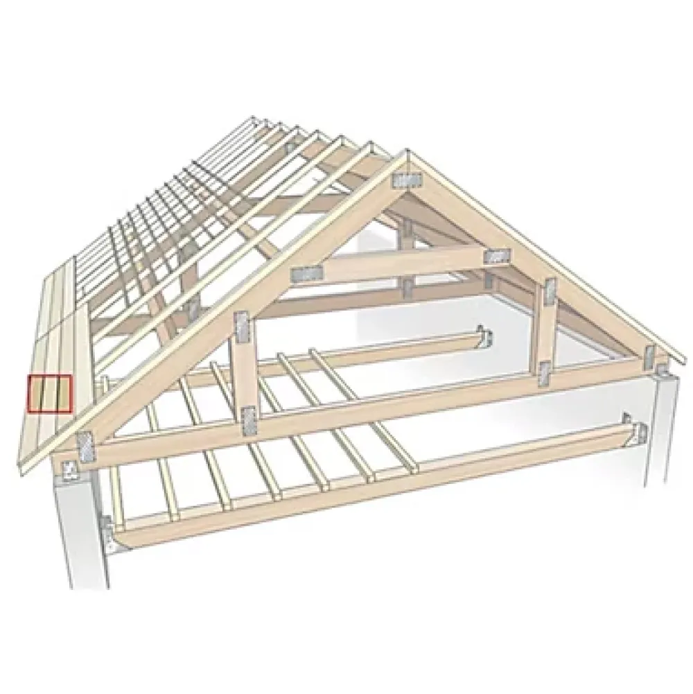 Volige traitée 105 x 14 mm L.3 m classe 2- Bois De Charpente
