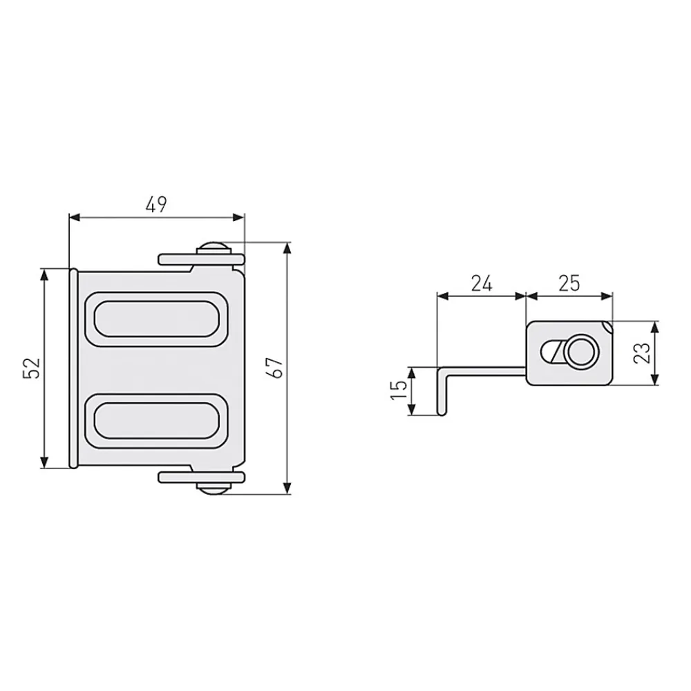 Abus Vérrou de fenêtre blanc SW1 ( clé non incluse)- Accesoire Pour Volet
