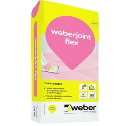 Weber . JOINT FLEX - Sac de 5 Kg - GRIS PERLE- Joint Carrelage Sol