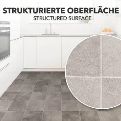 Floordirekt Zala 997m Aspect Bois carrelage Revêtement de Sol, 100 x 500 cm- Dalle Et Lame Pvc