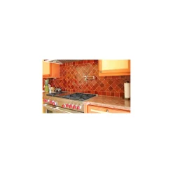 Gioia Materia Faïence Pour Wc|Faïence Unie<Zellige Marocain traditionnel couleur : Tabac - 20 - format : 5x5 cm sur plaque de 30x30 cm -