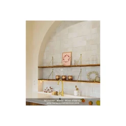 Gioia Materia Faïence Pour Wc|Faïence Pour Pièce À Vivre<Zellige Marocain traditionnel couleur : Bleu nuit - 48 - format : 5x5 cm sur plaque de 30x30 cm -